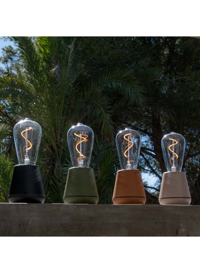 HUMBLE One Wireless Portable LED Black Wood Effect Table Light Dimmable Mood Lighting Indoor Outdoor Cosy Warm Long Lasting Dining Home Garden Waterproof Design IP65 - Image 3